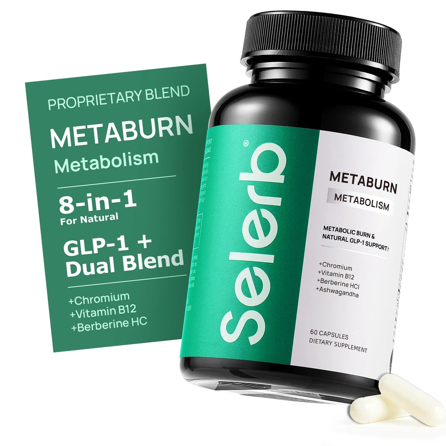 Selerb GLP-1 Supplement Women & Men (Buy 1 Get 1 Free)