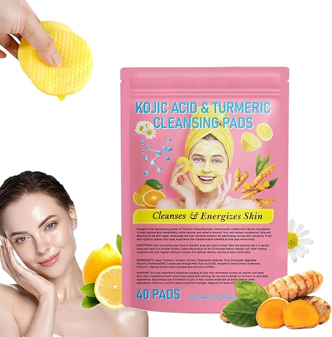 Kojic Acid and Turmeric Cleansing Pads
