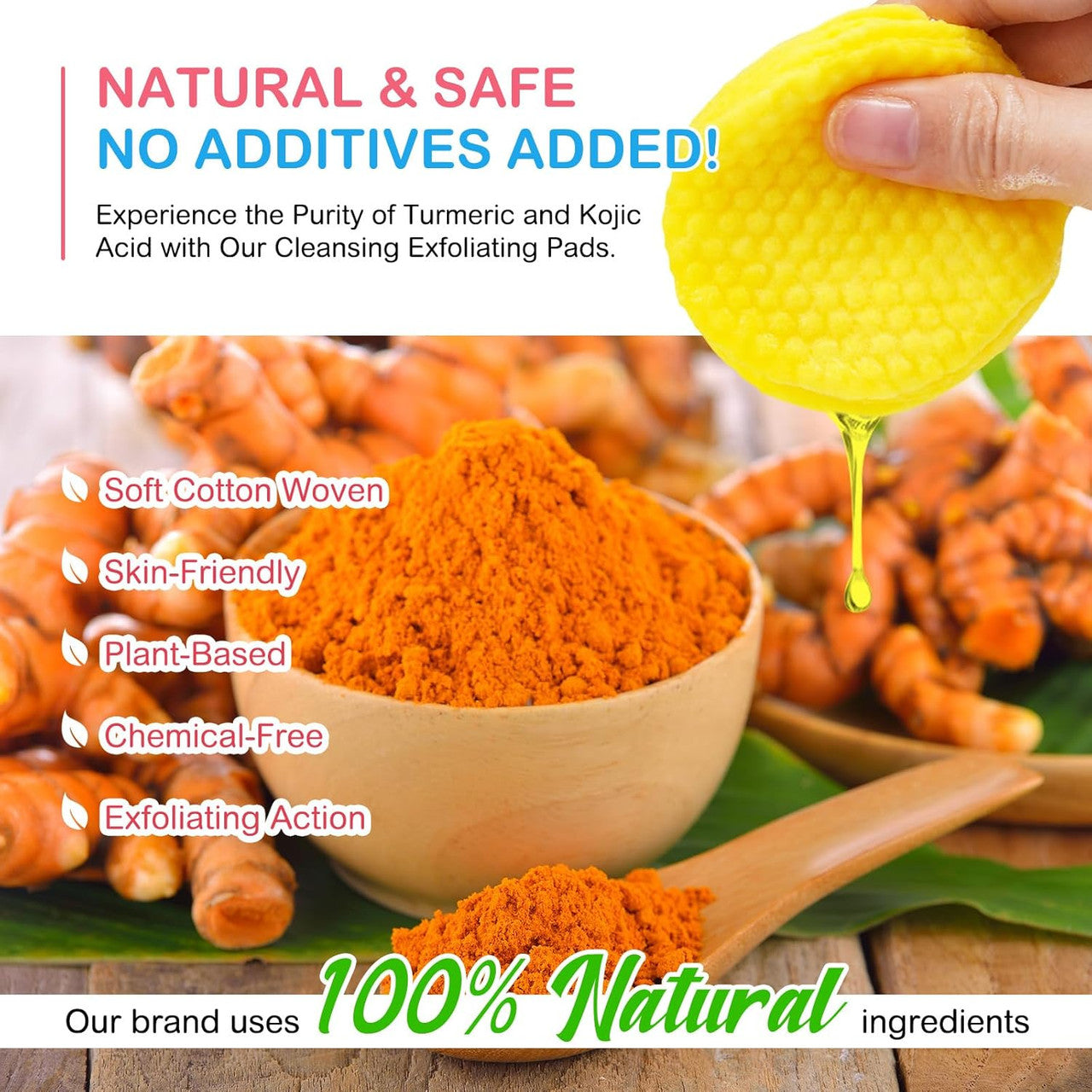 Kojic Acid & Turmeric Cleansing Pads