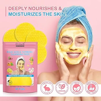 Kojic Acid & Turmeric Cleansing Pads