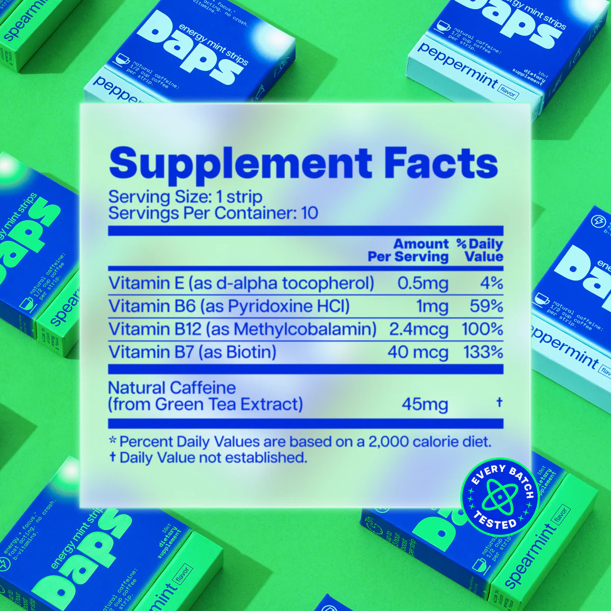 Daps Energy Mint Strips