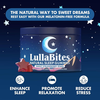 LullaBites Natural 30 Sleep Gummies